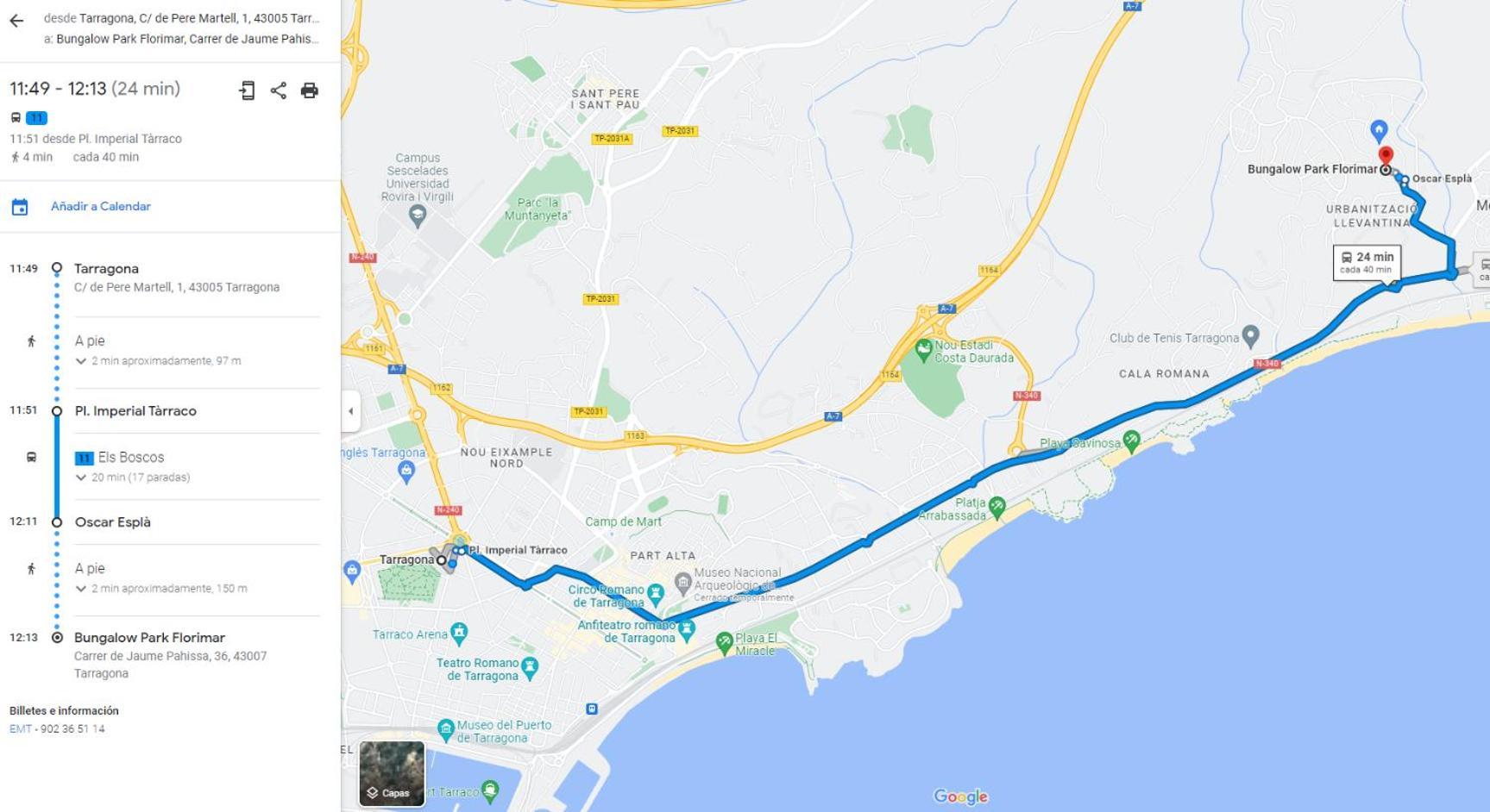 Acogedor Bungalow Park Florimar Tarragona Eksteriør bilde